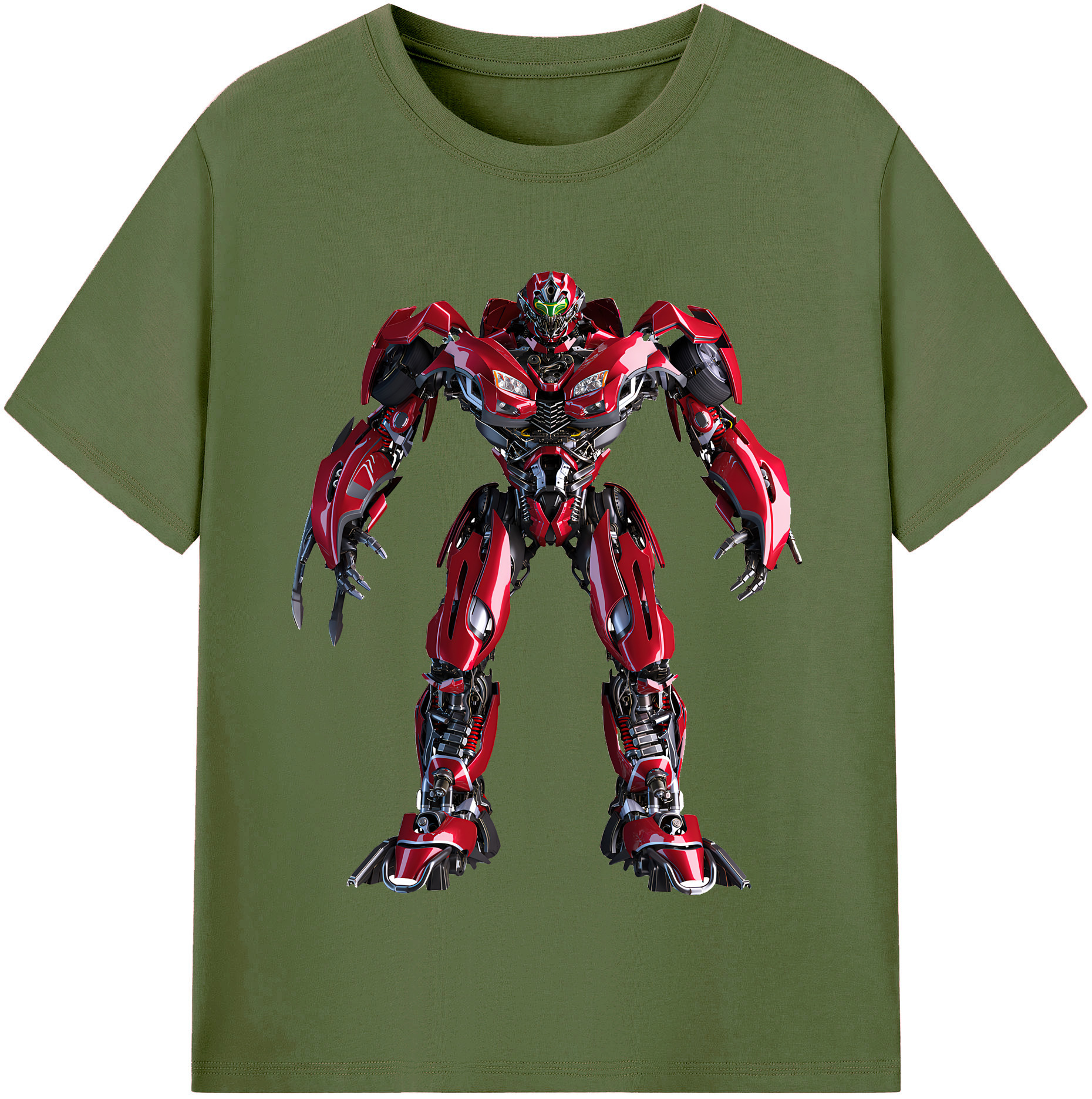 （画像用） Transformers トランスフォーマー 綿100％半袖Tシャツ（フロントプリント）